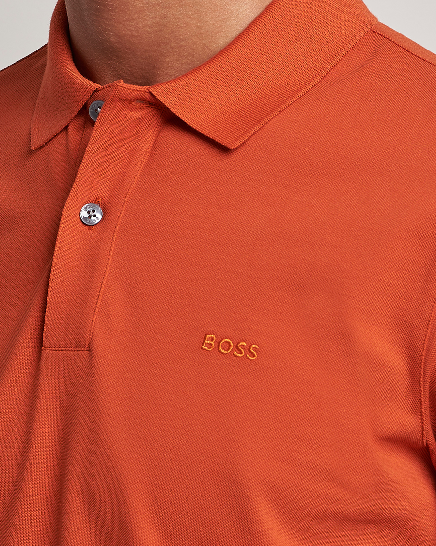 Homme | Polos | BOSS BLACK | Pallas Polo Dark Orange