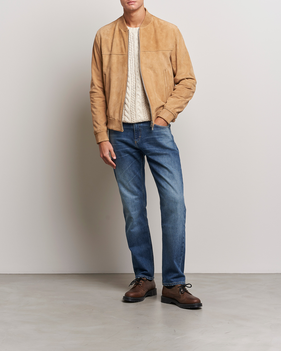 Homme | Manteaux Et Vestes | BOSS BLACK | Malbano Suede Jacket Medium Beige