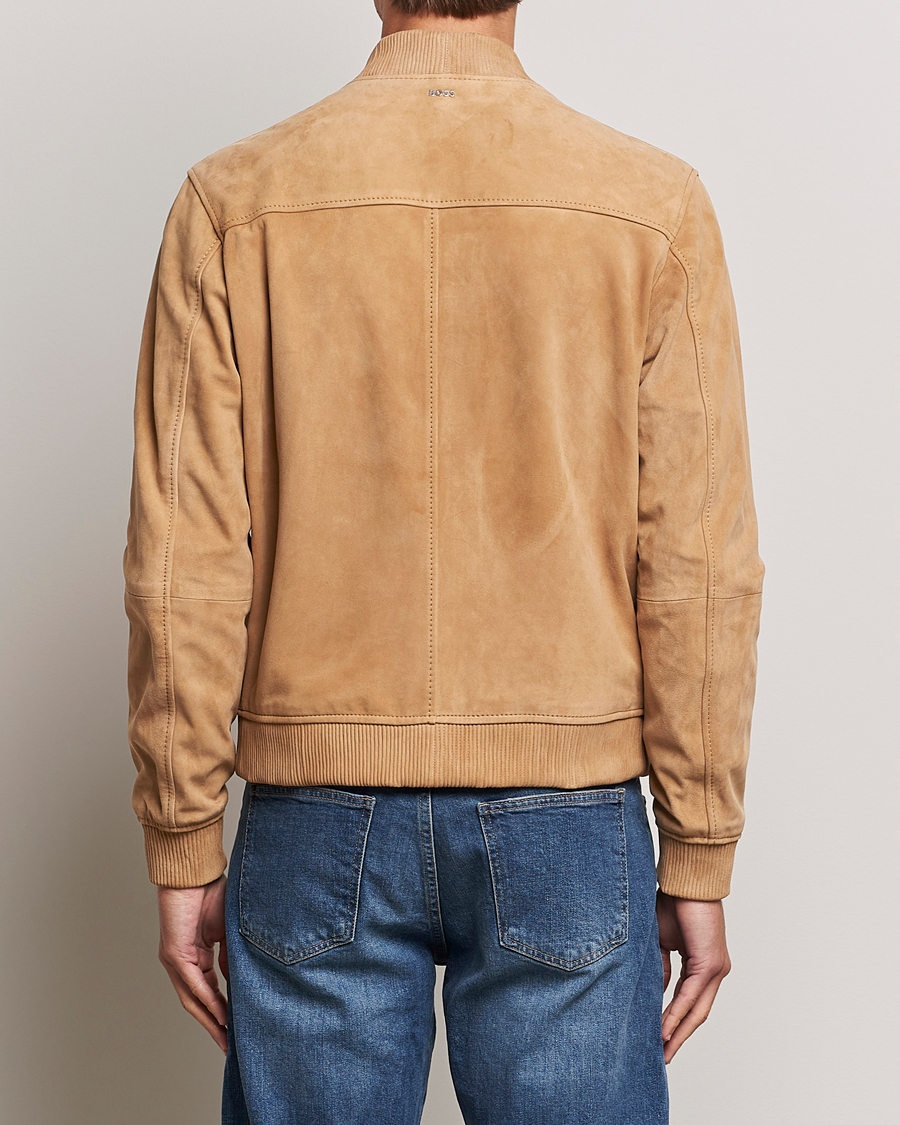 Homme | Manteaux Et Vestes | BOSS BLACK | Malbano Suede Jacket Medium Beige