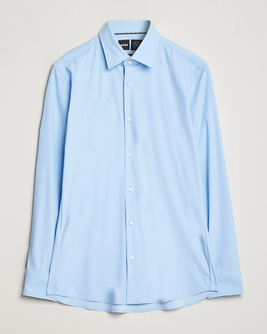 Homme | Chemises | BOSS BLACK | Hank 4-Way Stretch Shirt Light Blue