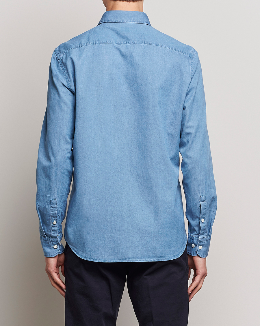 Homme | Chemises | BOSS BLACK | Hal Denim Shirt Open Blue