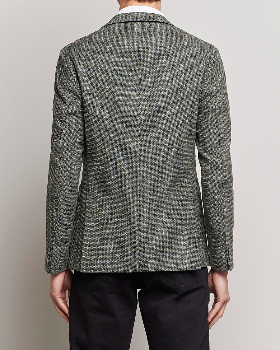 Homme | Blazers | BOSS BLACK | Hanry Cotton Patch Pocket Blazer Open Green