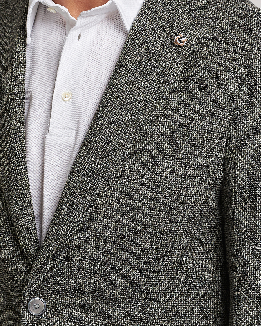 Homme | Blazers | BOSS BLACK | Hanry Cotton Patch Pocket Blazer Open Green