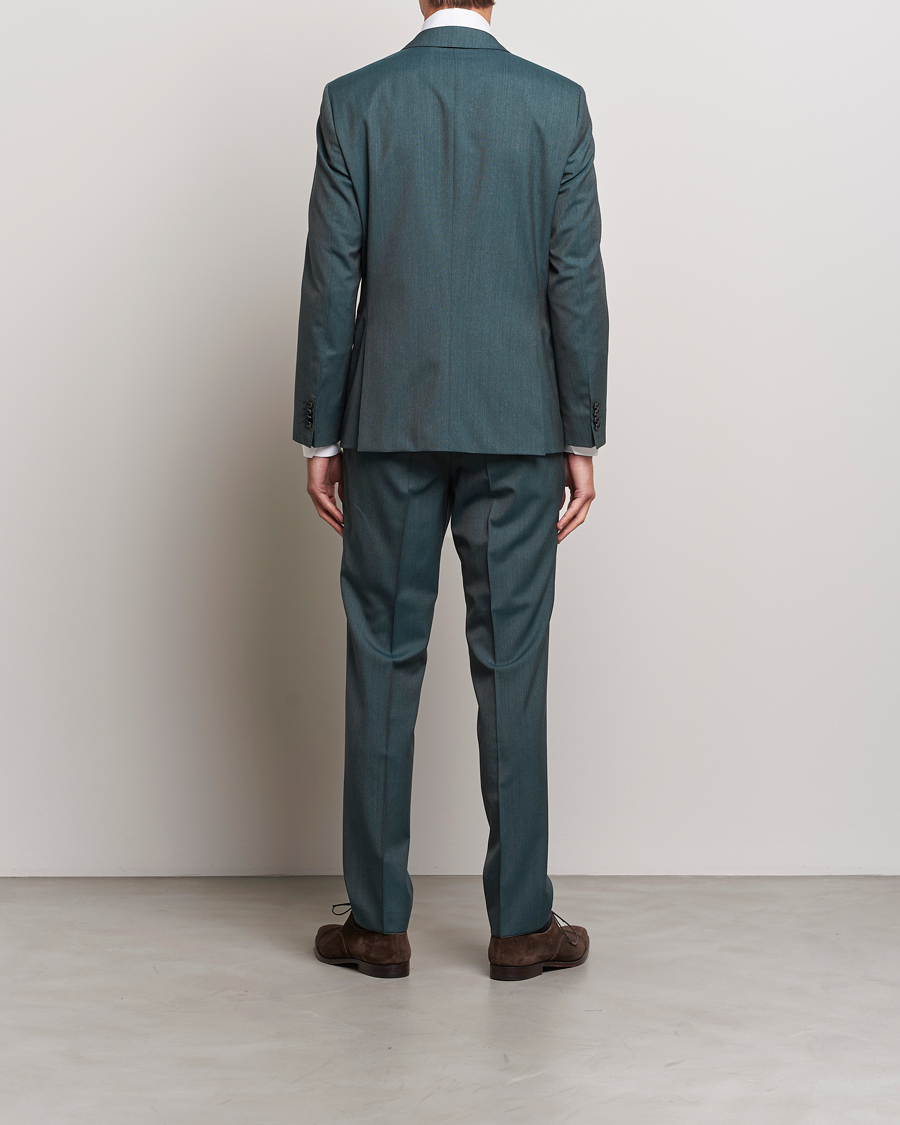 Homme | Costumes | BOSS BLACK | Huge Wool Suit Open Green