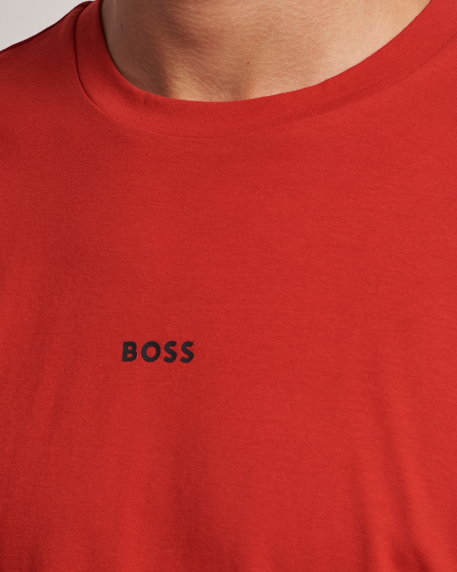 Homme | T-shirts | BOSS ORANGE | Tchup Logo Crew Neck T-Shirt Bright Red