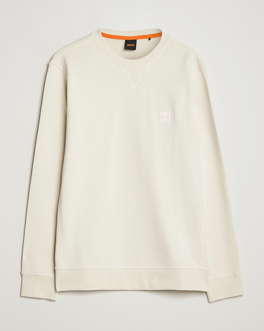 Homme | Pulls Et Tricots | BOSS ORANGE | Westart Logo Sweatshirt Light Beige