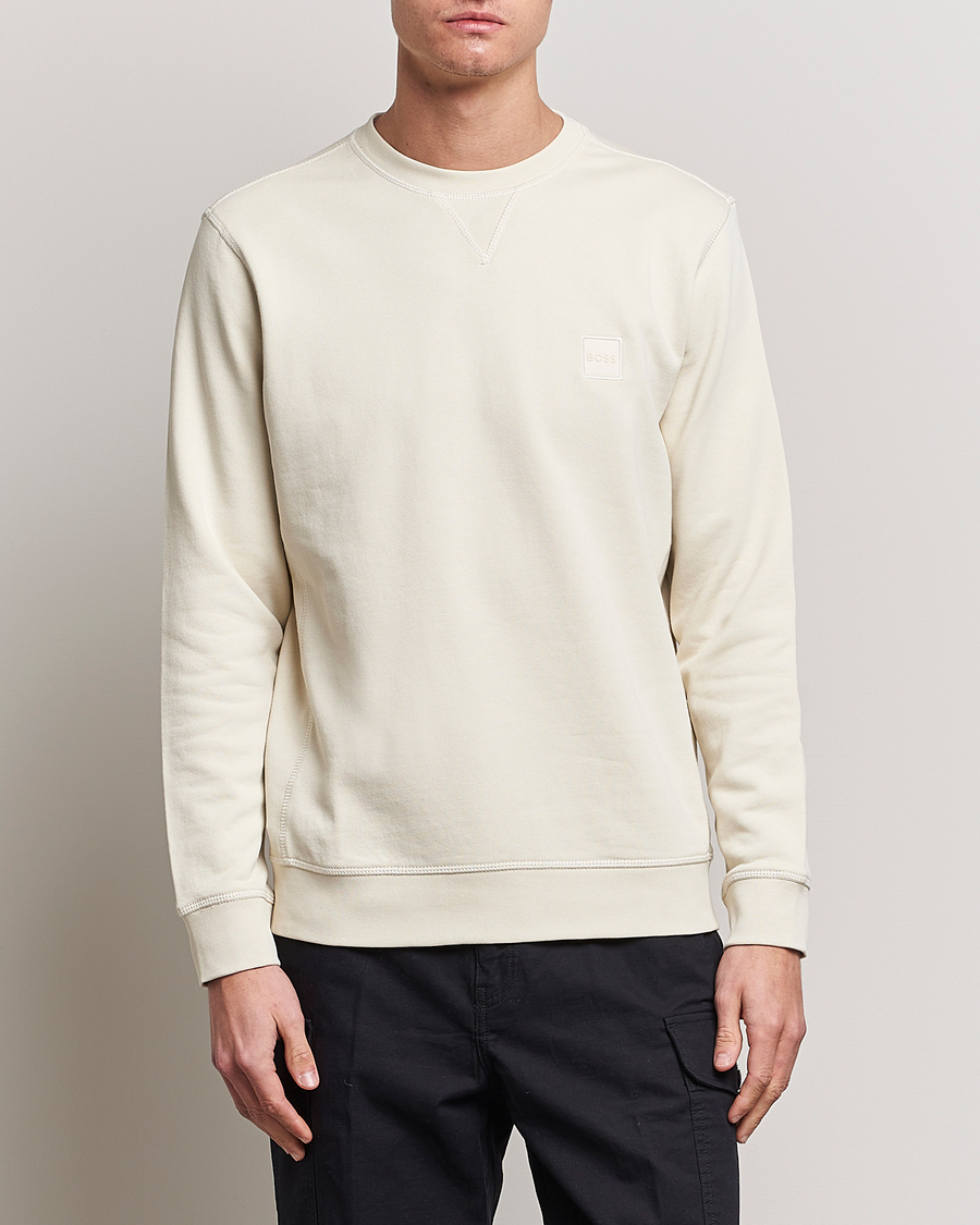 Homme | Pulls Et Tricots | BOSS ORANGE | Westart Logo Sweatshirt Light Beige