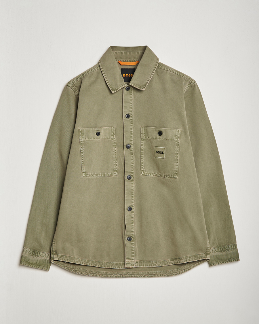 Homme | Chemises | BOSS ORANGE | Locky Pocket Overshirt Pastel Green