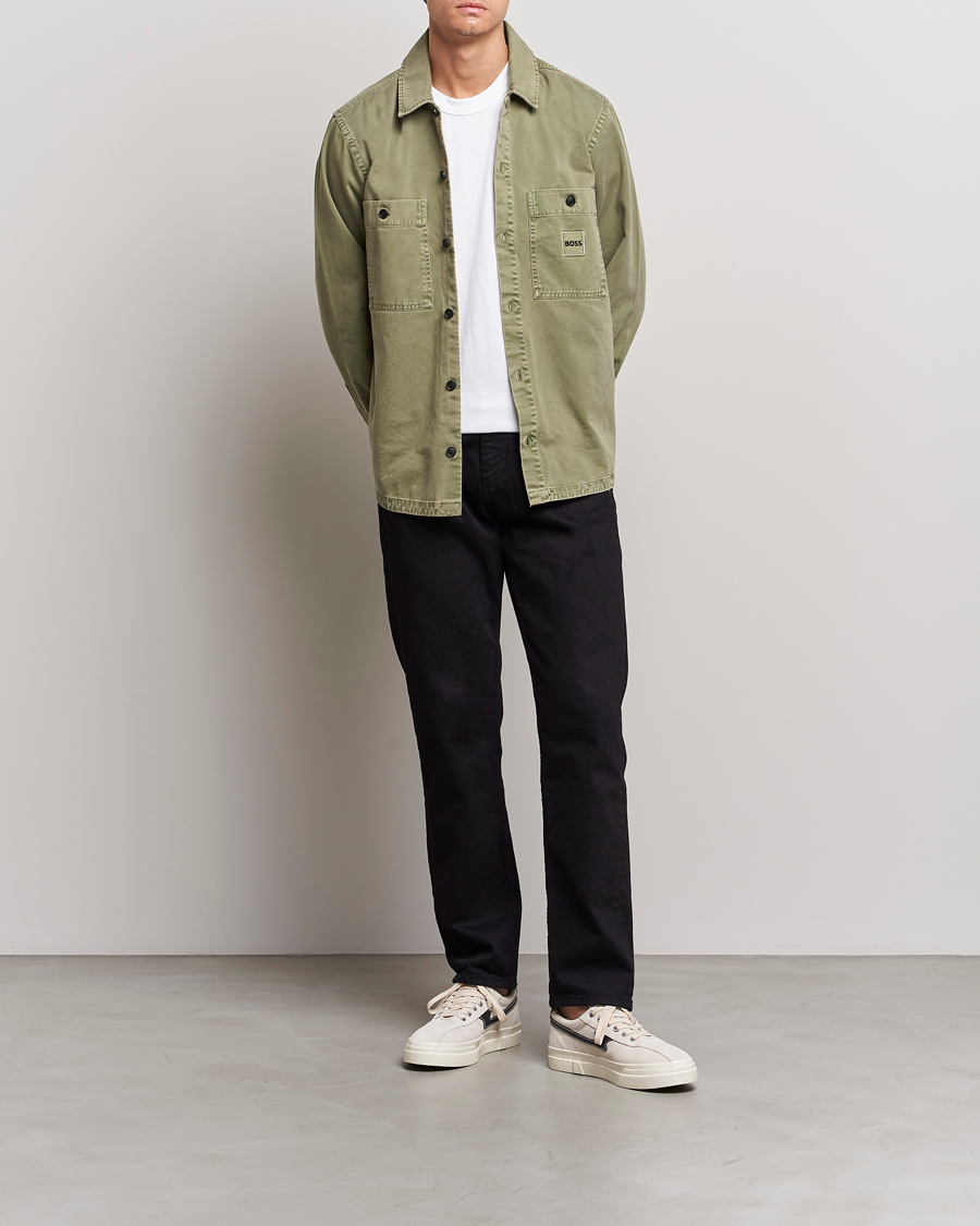 Homme | Chemises | BOSS ORANGE | Locky Pocket Overshirt Pastel Green