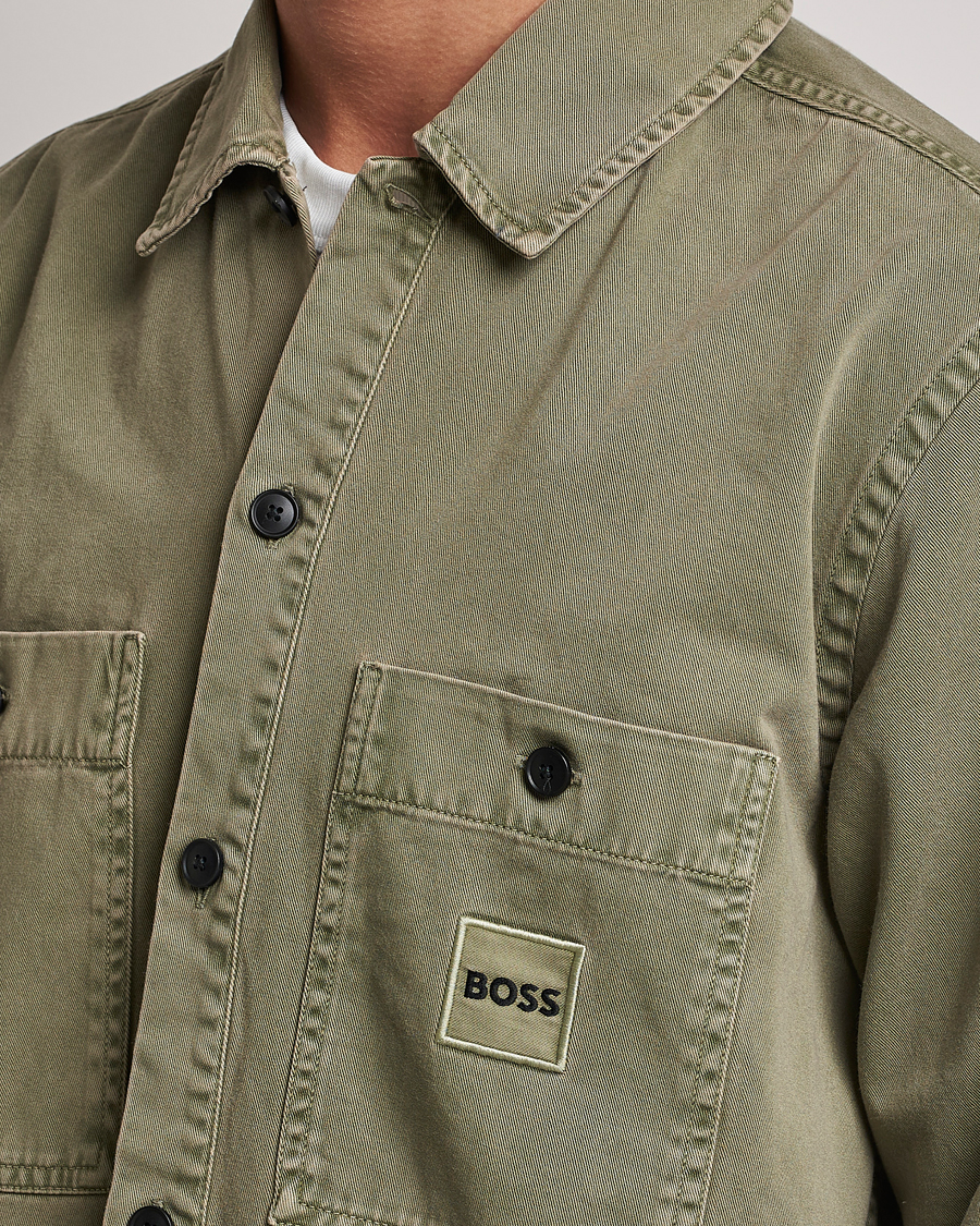 Homme | Chemises | BOSS ORANGE | Locky Pocket Overshirt Pastel Green
