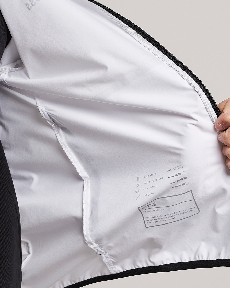 Homme | Manteaux Et Vestes | BOSS GREEN | Cush Shell Hoodie Jacket White