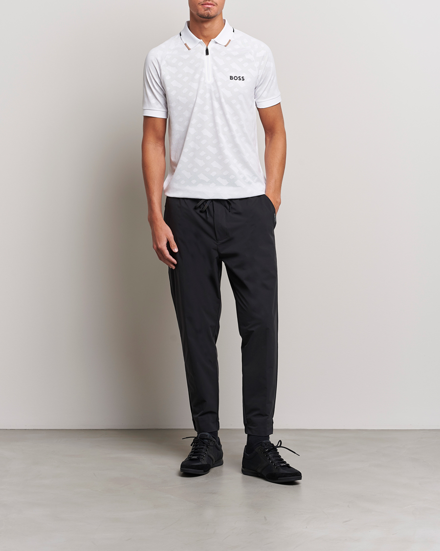 Homme | Polos | BOSS GREEN | Philix MB Monogram Polo White