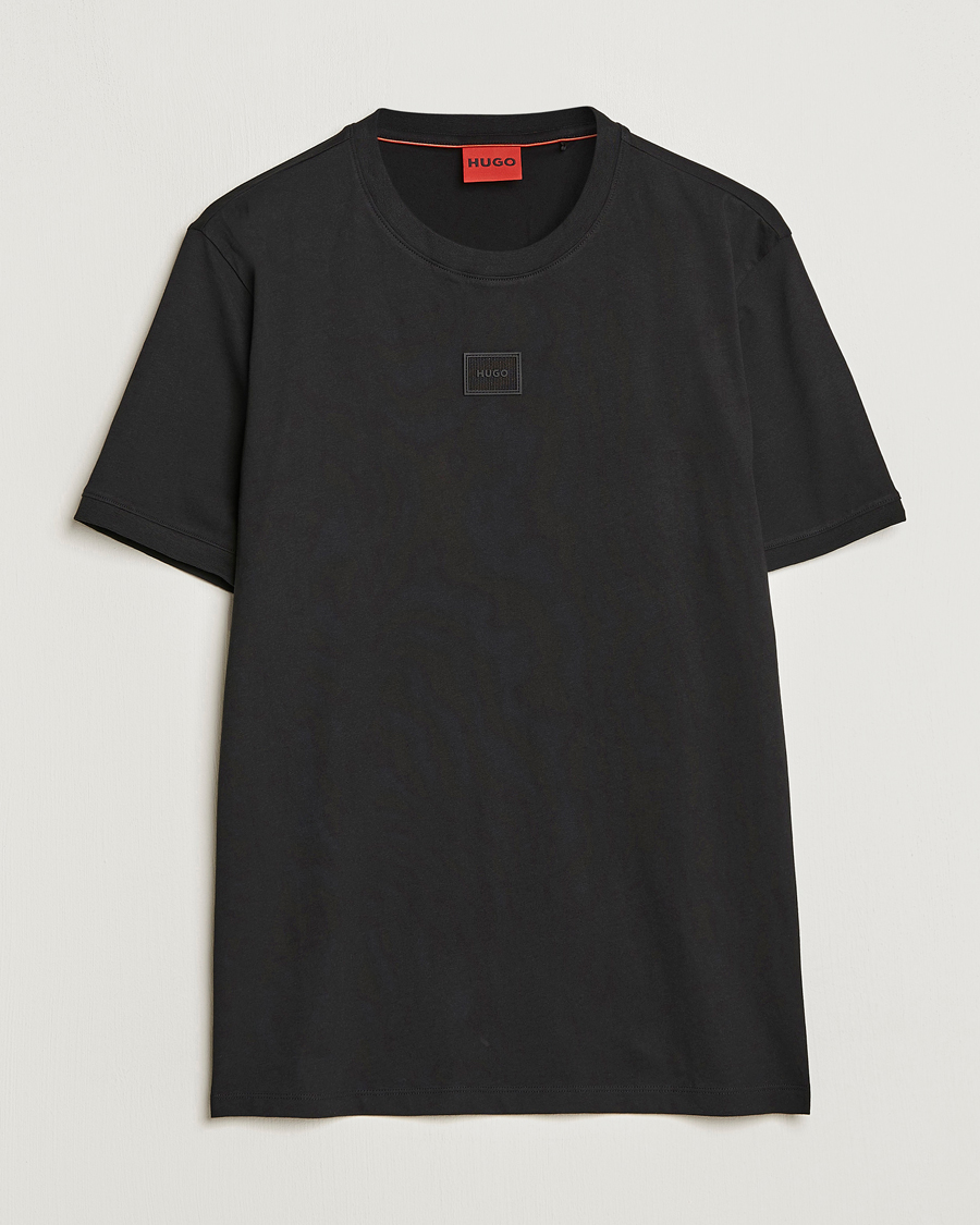 Homme | T-shirts | HUGO | Diragolino Crew Neck T-Shirt Black