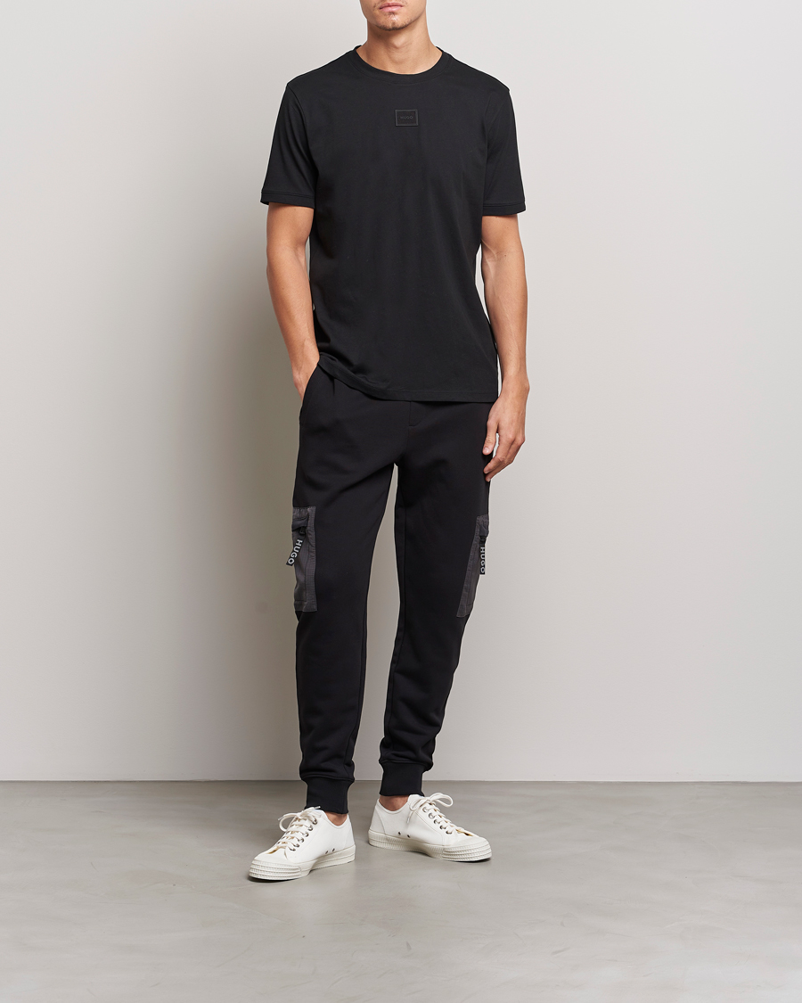 Homme | T-shirts | HUGO | Diragolino Crew Neck T-Shirt Black