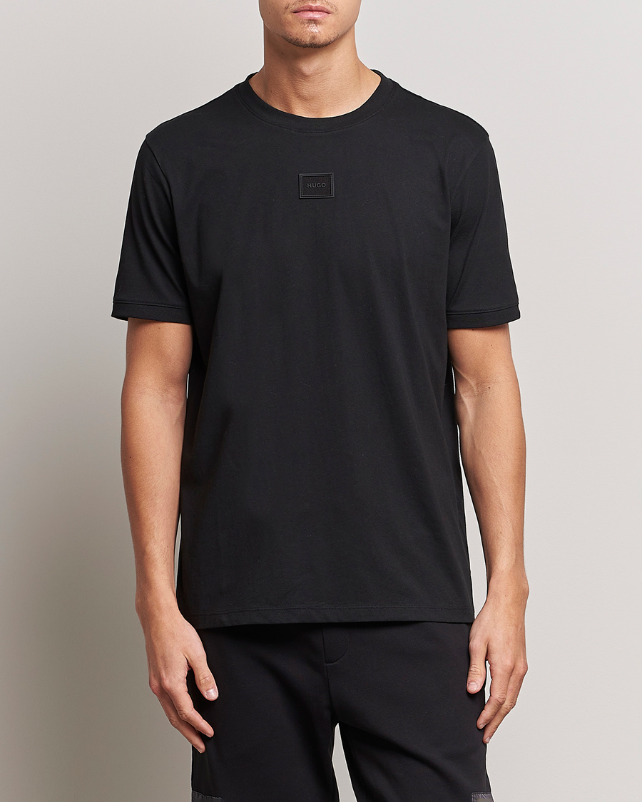 Homme | T-shirts | HUGO | Diragolino Crew Neck T-Shirt Black