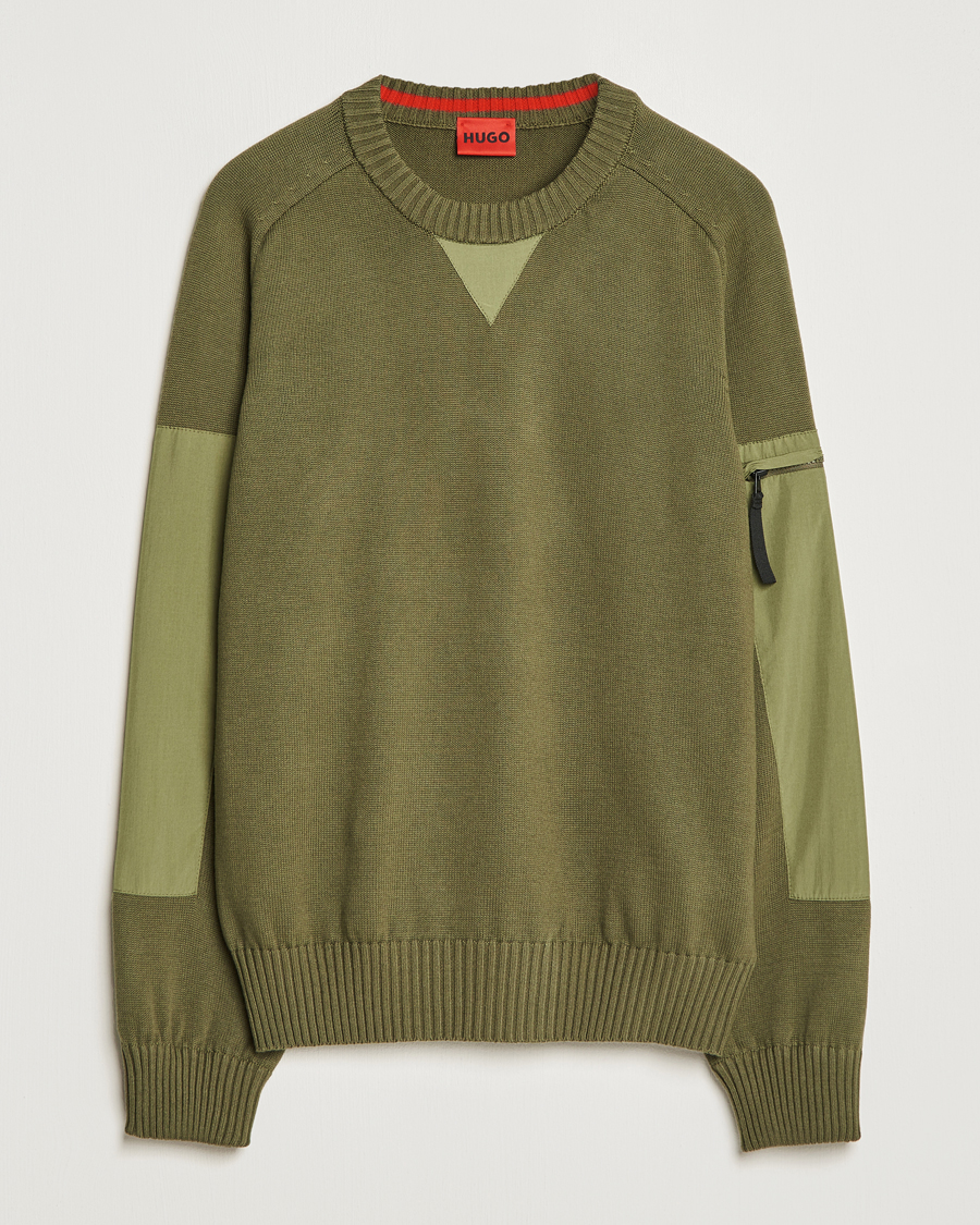 Homme | Pulls Et Tricots | HUGO | Sutil Knitted Sweater Khaki