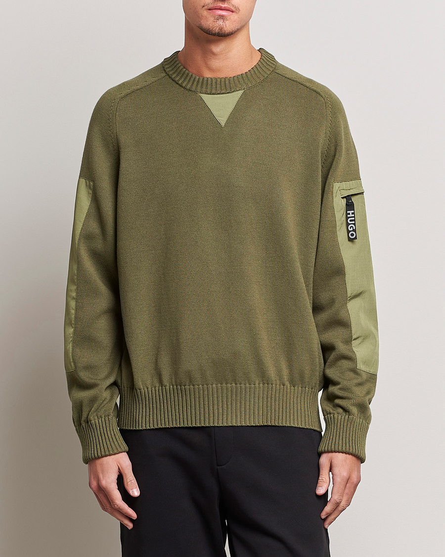 Homme | Pulls Et Tricots | HUGO | Sutil Knitted Sweater Khaki