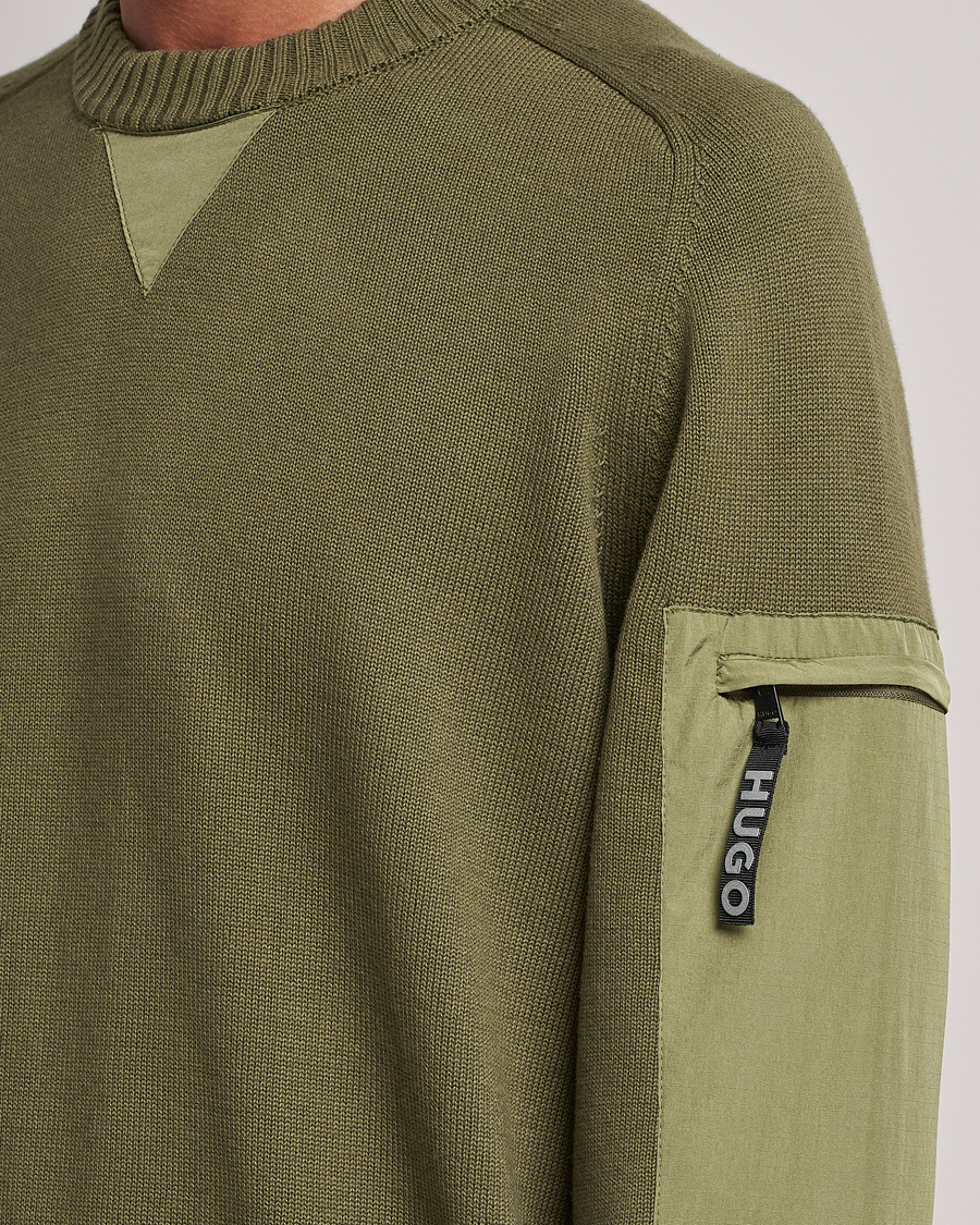 Homme | Pulls Et Tricots | HUGO | Sutil Knitted Sweater Khaki
