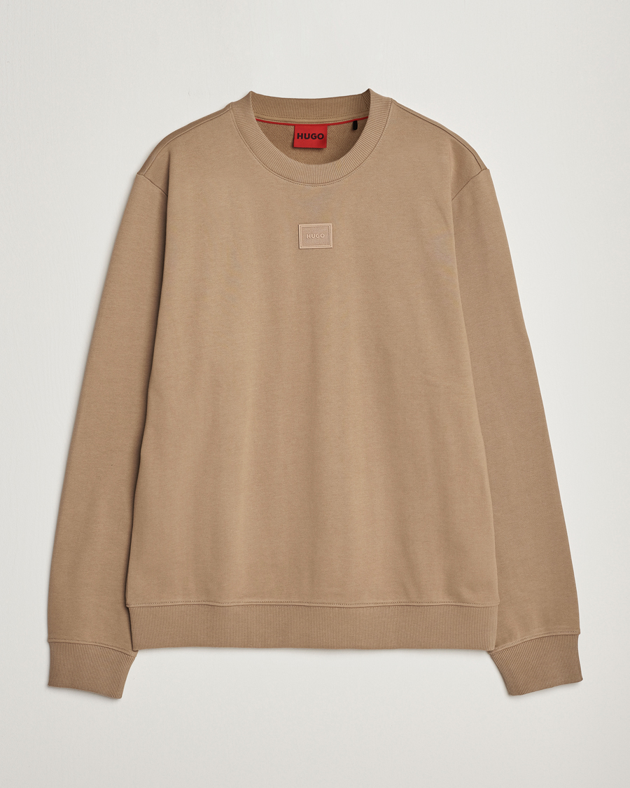 Homme | Pulls Et Tricots | HUGO | Diragol Crew Neck Sweatshirt Open Brown