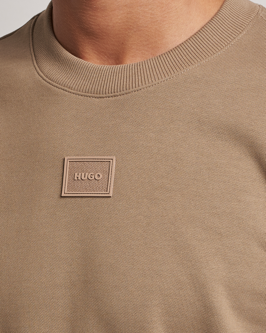 Homme | Pulls Et Tricots | HUGO | Diragol Crew Neck Sweatshirt Open Brown