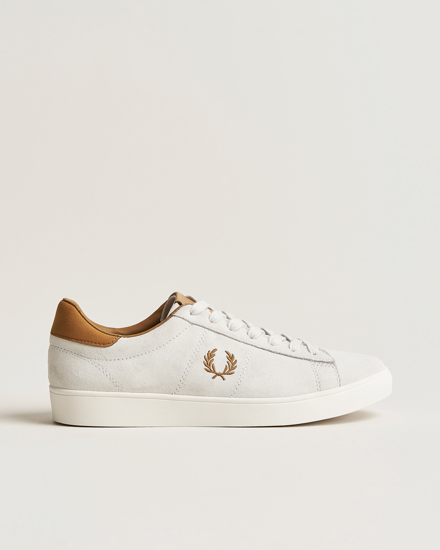 Homme | Fred Perry Spencer Suede Sneaker White | Fred Perry | Spencer Suede Sneaker White