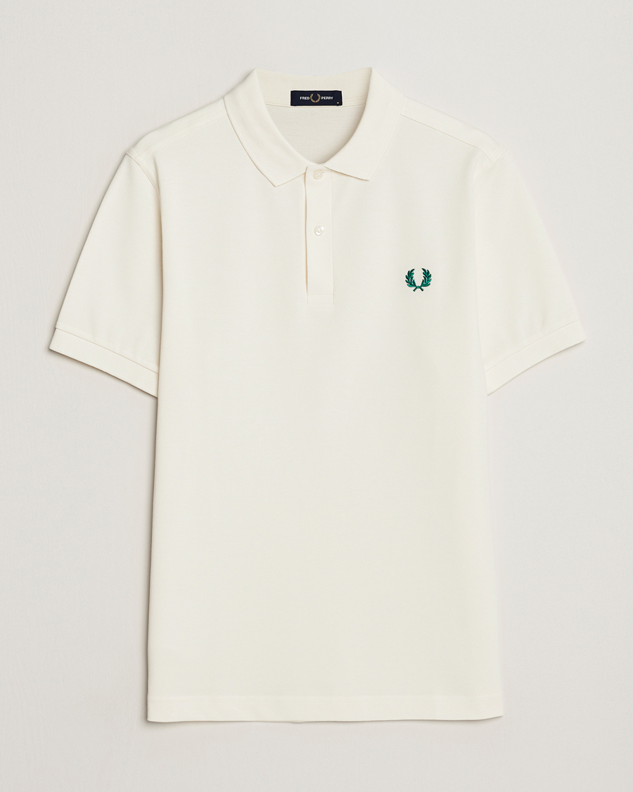 Homme | Polos | Fred Perry | Plain Polo Shirt Light Ecru