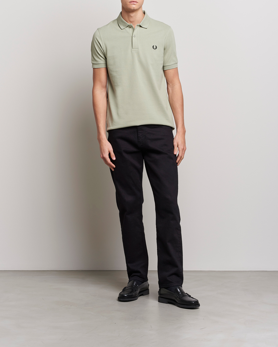 Homme | Polos | Fred Perry | Plain Polo Shirt Seagrass