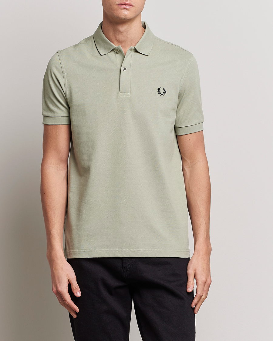 Homme | Polos | Fred Perry | Plain Polo Shirt Seagrass