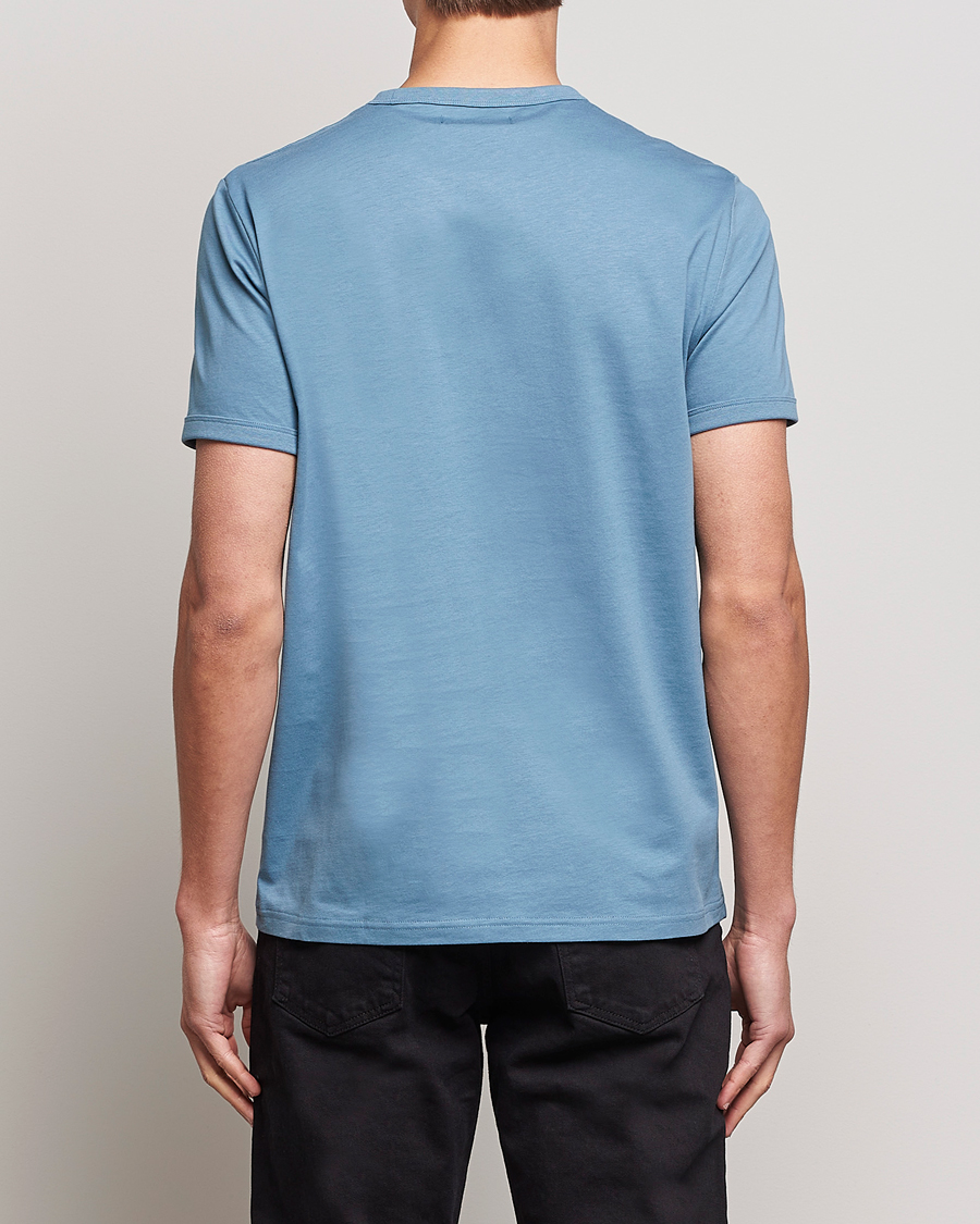 Homme | T-shirts | Fred Perry | Ringer Cotton T-Shirt Ash Blue