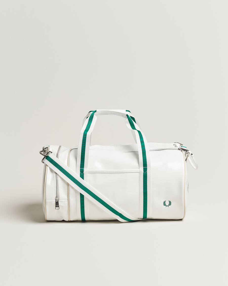 Homme | Fred Perry Classic Barrel Bag Snow White | Fred Perry | Classic Barrel Bag Snow White