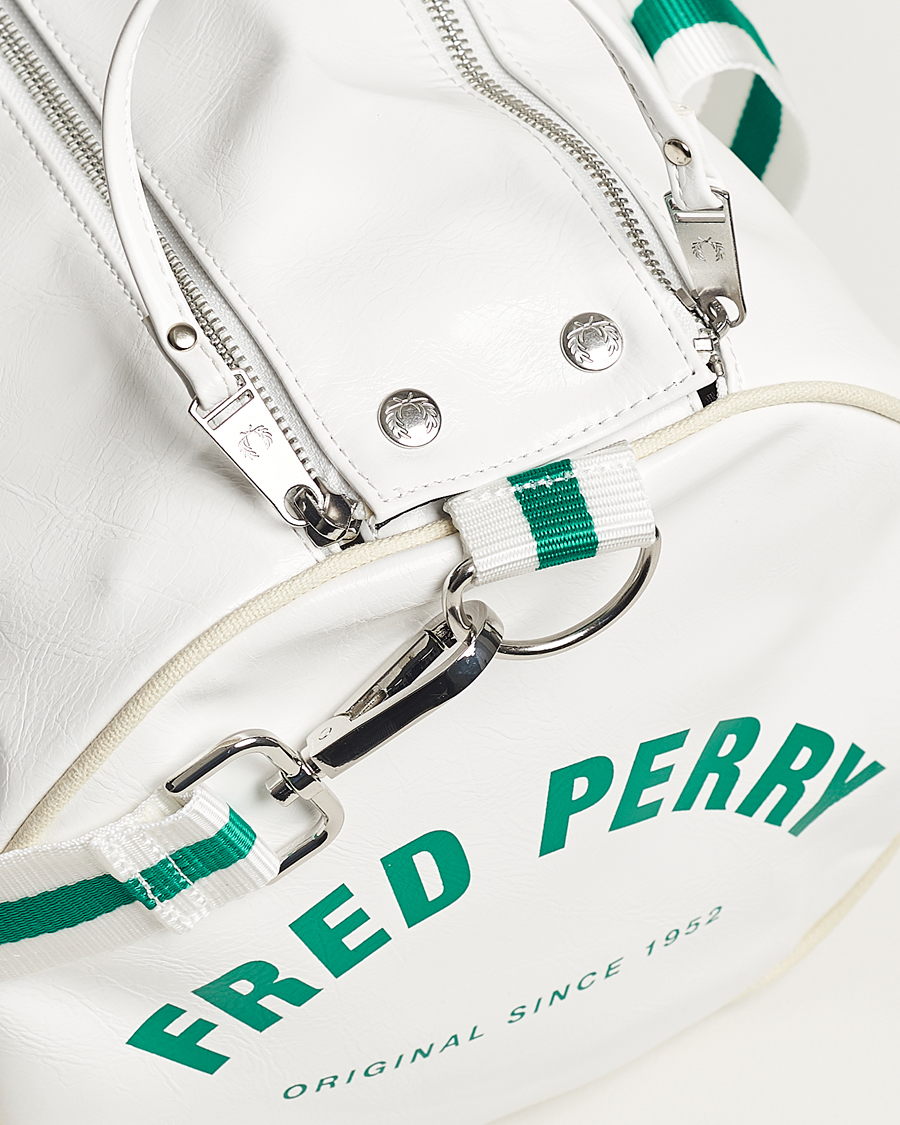 Homme | Fred Perry Classic Barrel Bag Snow White | Fred Perry | Classic Barrel Bag Snow White