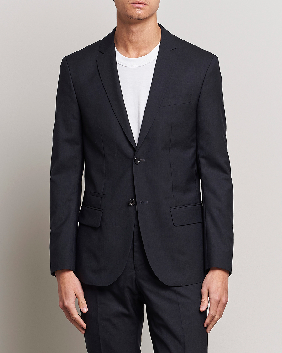 Homme | Blazers | Filippa K | Rick Cool Wool Suit Jacket Dark Navy
