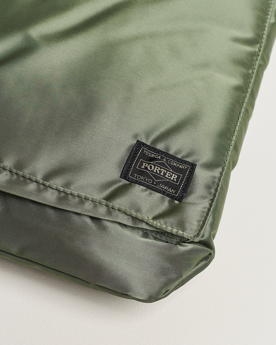 Homme | Porter-Yoshida & Co. Tanker Short Helmet Bag Sage Green | Porter-Yoshida & Co. | Tanker Short Helmet Bag Sage Green