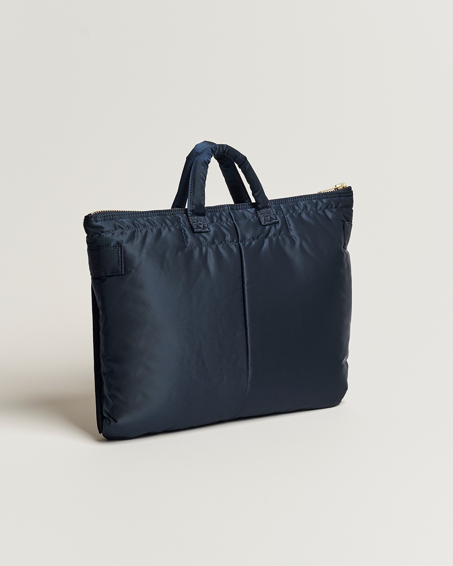 Homme | Porter-Yoshida & Co. Tanker Short Helmet Bag Iron Blue | Porter-Yoshida & Co. | Tanker Short Helmet Bag Iron Blue