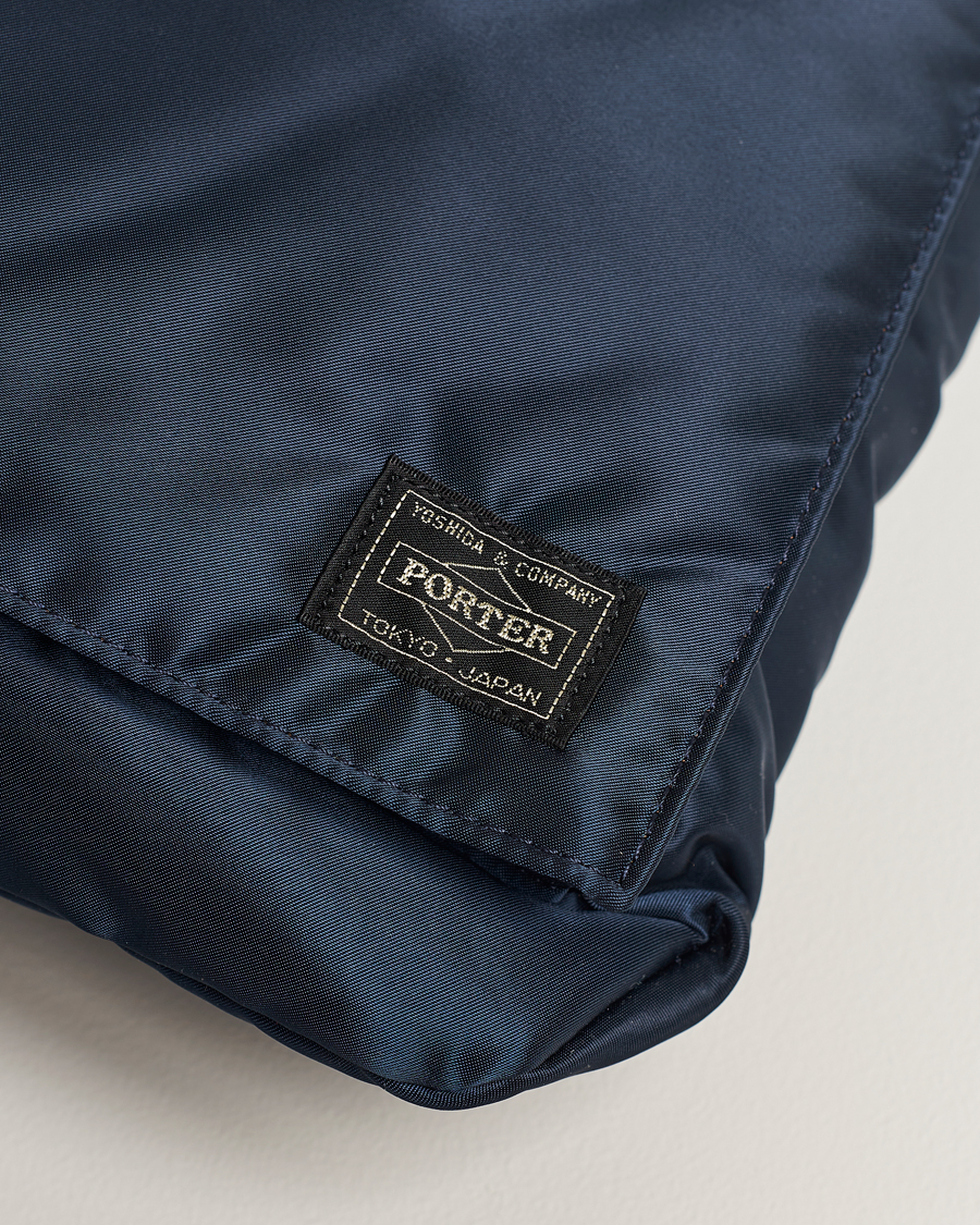 Homme | Porter-Yoshida & Co. Tanker Short Helmet Bag Iron Blue | Porter-Yoshida & Co. | Tanker Short Helmet Bag Iron Blue