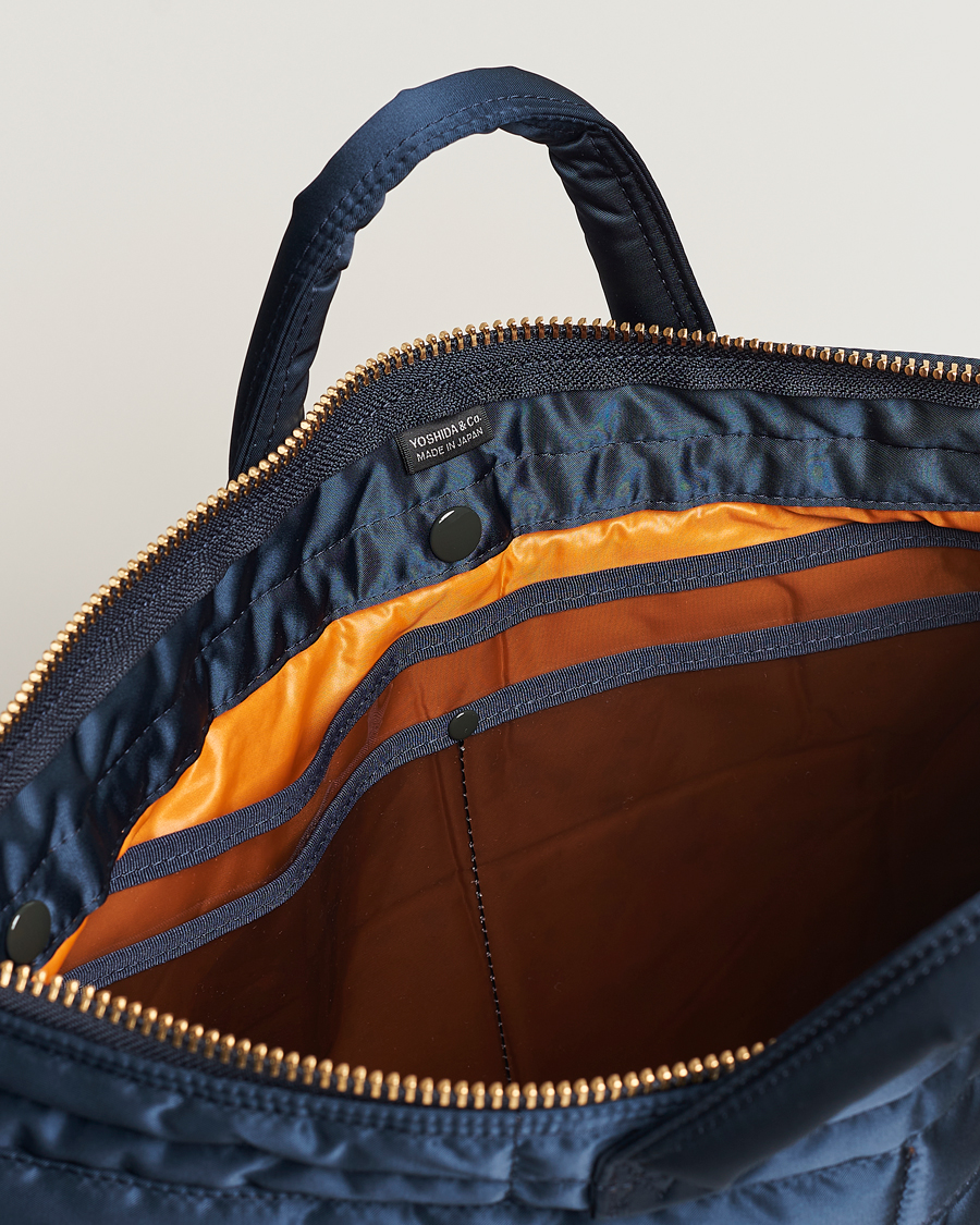 Homme | Porter-Yoshida & Co. Tanker Short Helmet Bag Iron Blue | Porter-Yoshida & Co. | Tanker Short Helmet Bag Iron Blue
