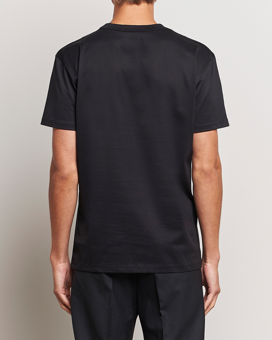 Homme | T-shirts | Bread & Boxers | Pima Cotton Crew Neck T-Shirt Black