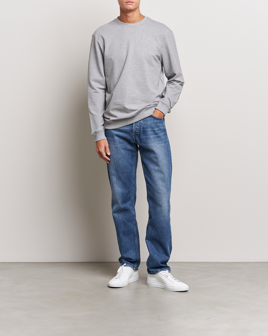 Homme | Pulls Et Tricots | Bread & Boxers | Loungewear Crew Neck Sweatshirt Grey Melange