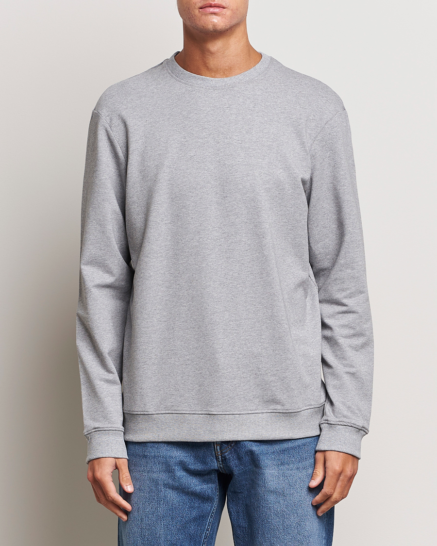 Homme | Pulls Et Tricots | Bread & Boxers | Loungewear Crew Neck Sweatshirt Grey Melange