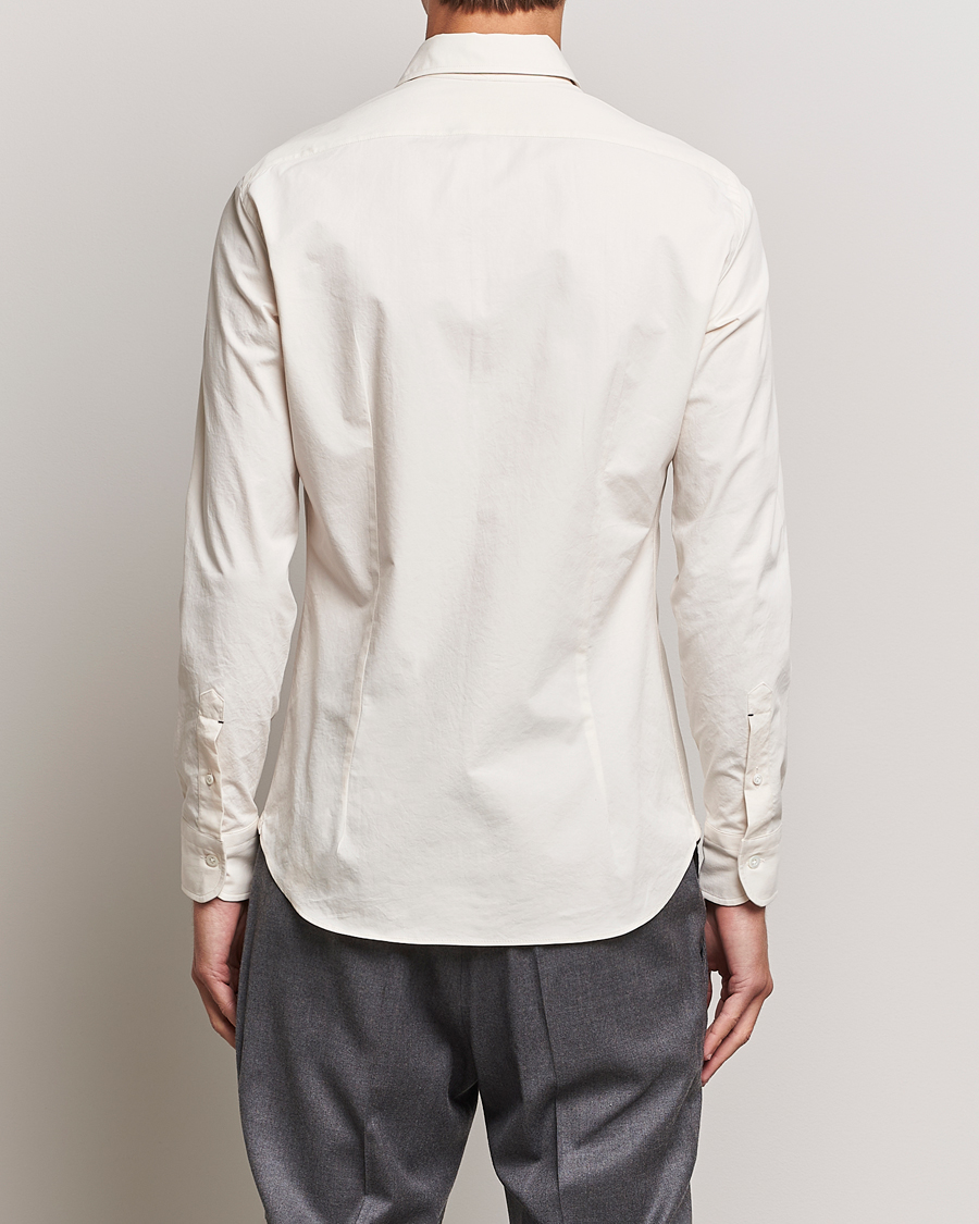 Homme | Chemises | Mazzarelli | Soft Twill Cotton Shirt White