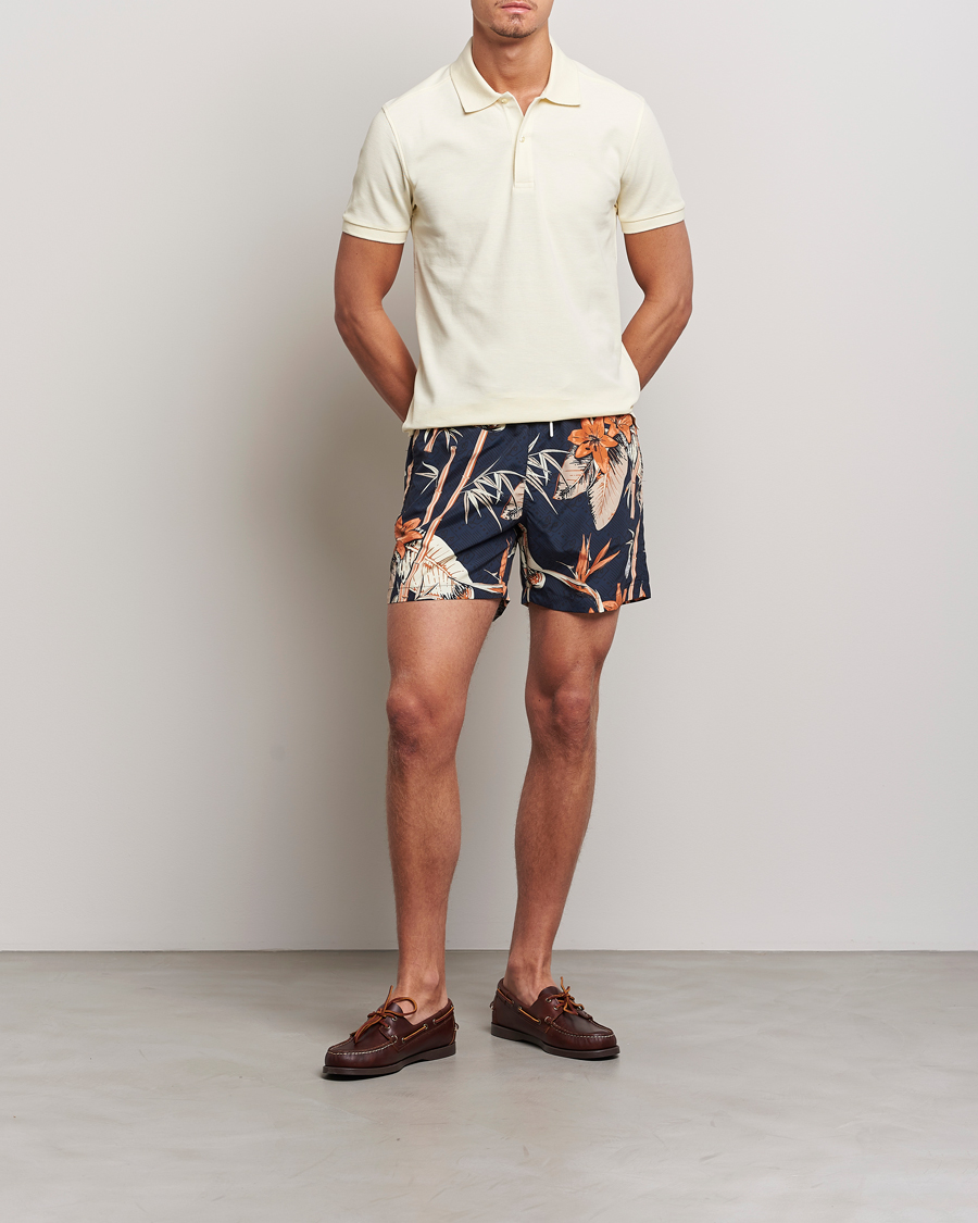 Homme | Maillots De Bain | J.Lindeberg | Banks Tropical Swimshorts Navy