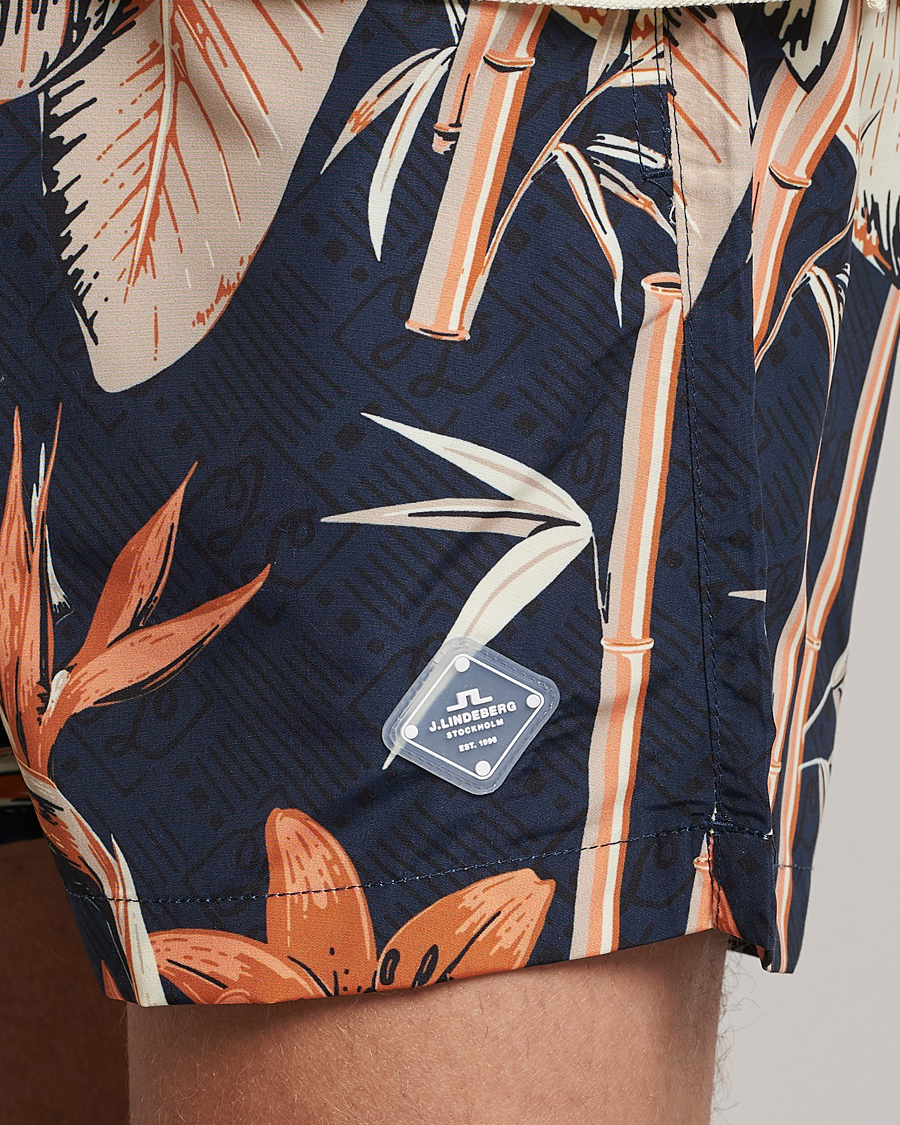 Homme | Maillots De Bain | J.Lindeberg | Banks Tropical Swimshorts Navy