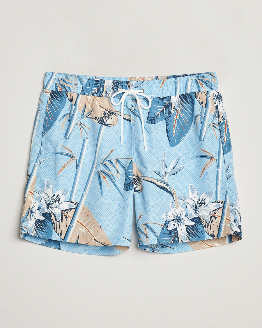 Homme | Maillots De Bain | J.Lindeberg | Banks Tropical Swimshorts Dream Blue
