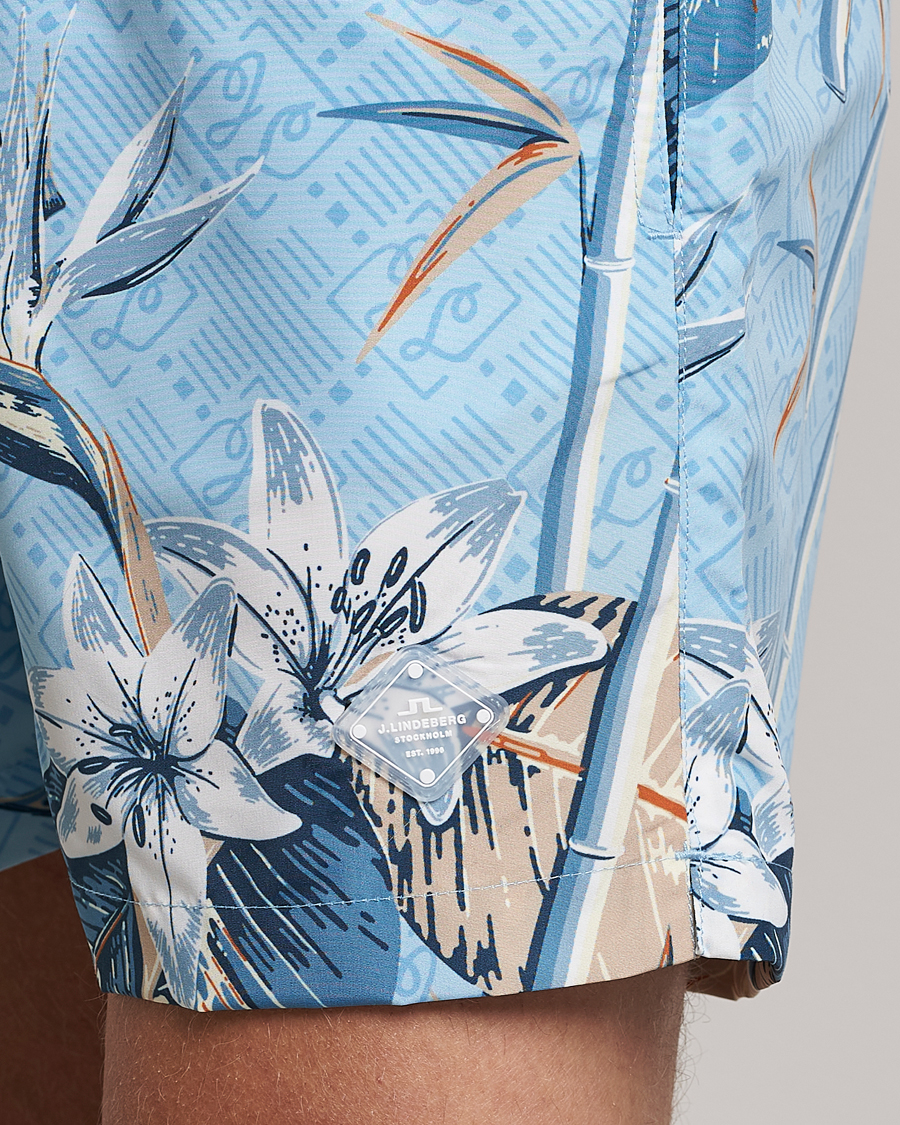 Homme | Maillots De Bain | J.Lindeberg | Banks Tropical Swimshorts Dream Blue