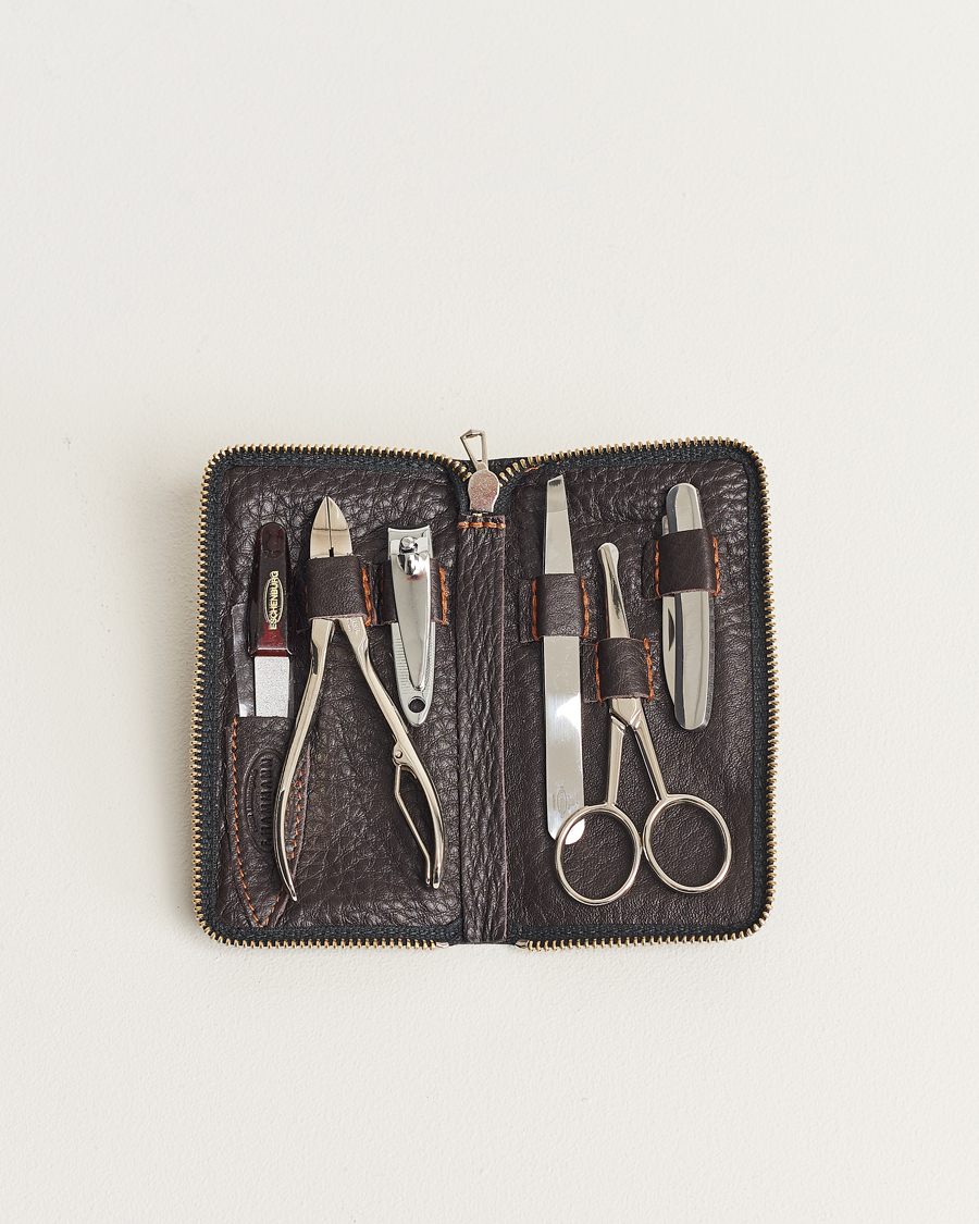 Homme | F. Hammann Men's Manicure Set Dark Brown | F. Hammann | Men's Manicure Set Dark Brown