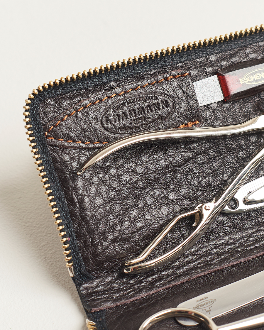Homme | F. Hammann Men's Manicure Set Dark Brown | F. Hammann | Men's Manicure Set Dark Brown
