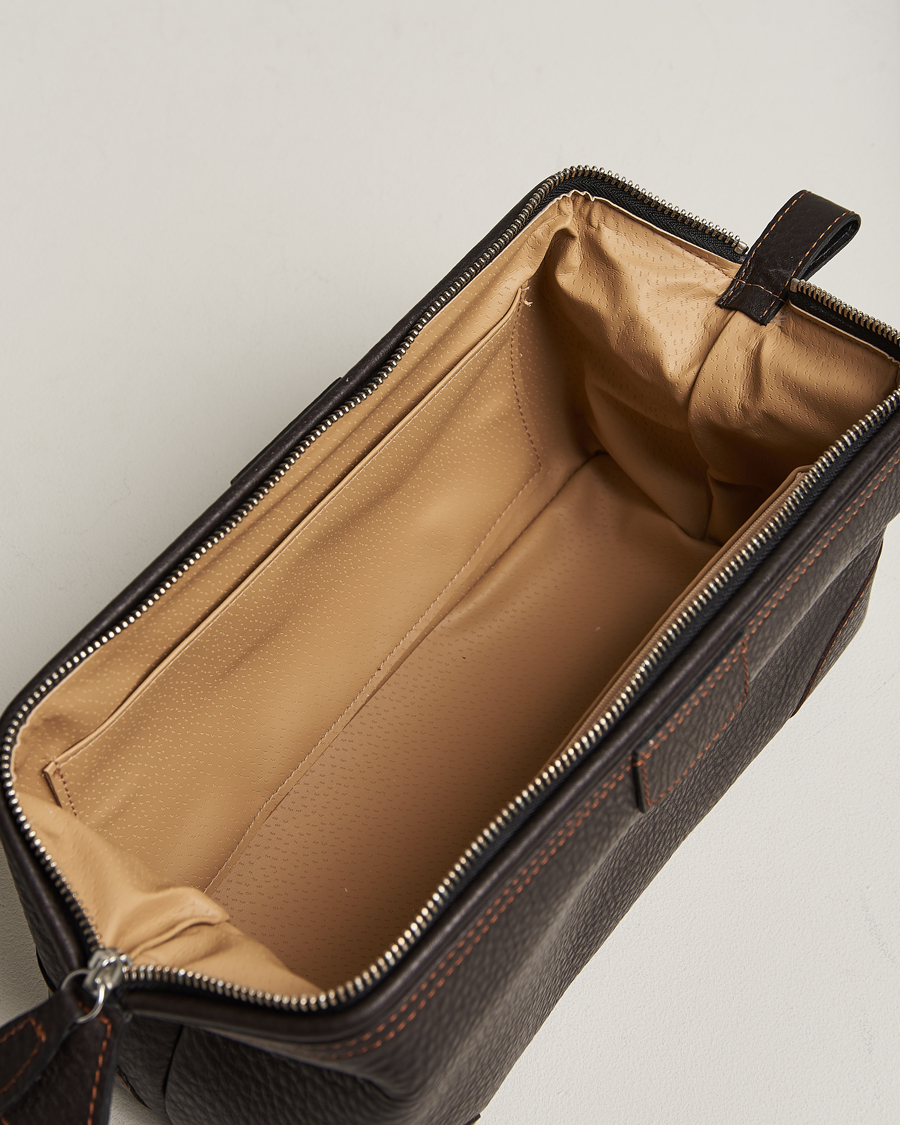 Homme | Sacs | F. Hammann | Large Washbag Dark Brown