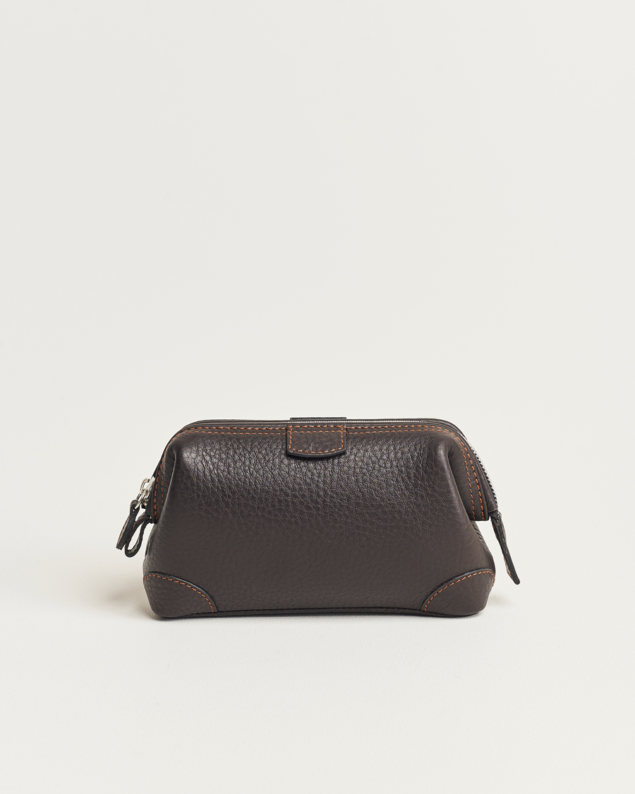 Homme | Sacs | F. Hammann | Small Washbag Dark Brown