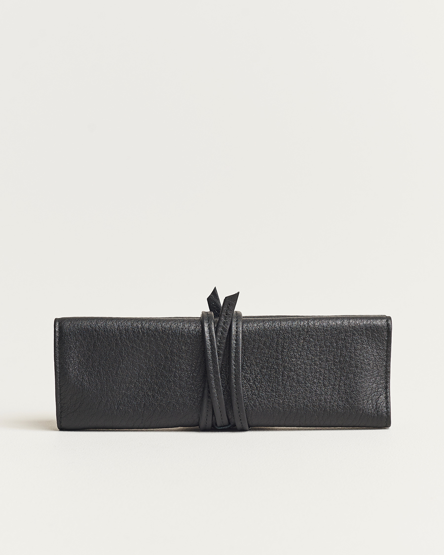 Homme | Remontoirs de montre et boîtes | F. Hammann | Flat Travel Watchroll Black
