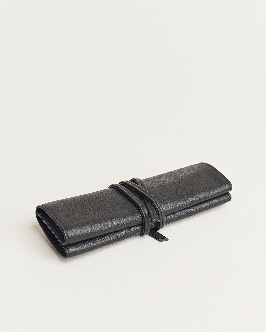 Homme | Remontoirs de montre et boîtes | F. Hammann | Flat Travel Watchroll Black